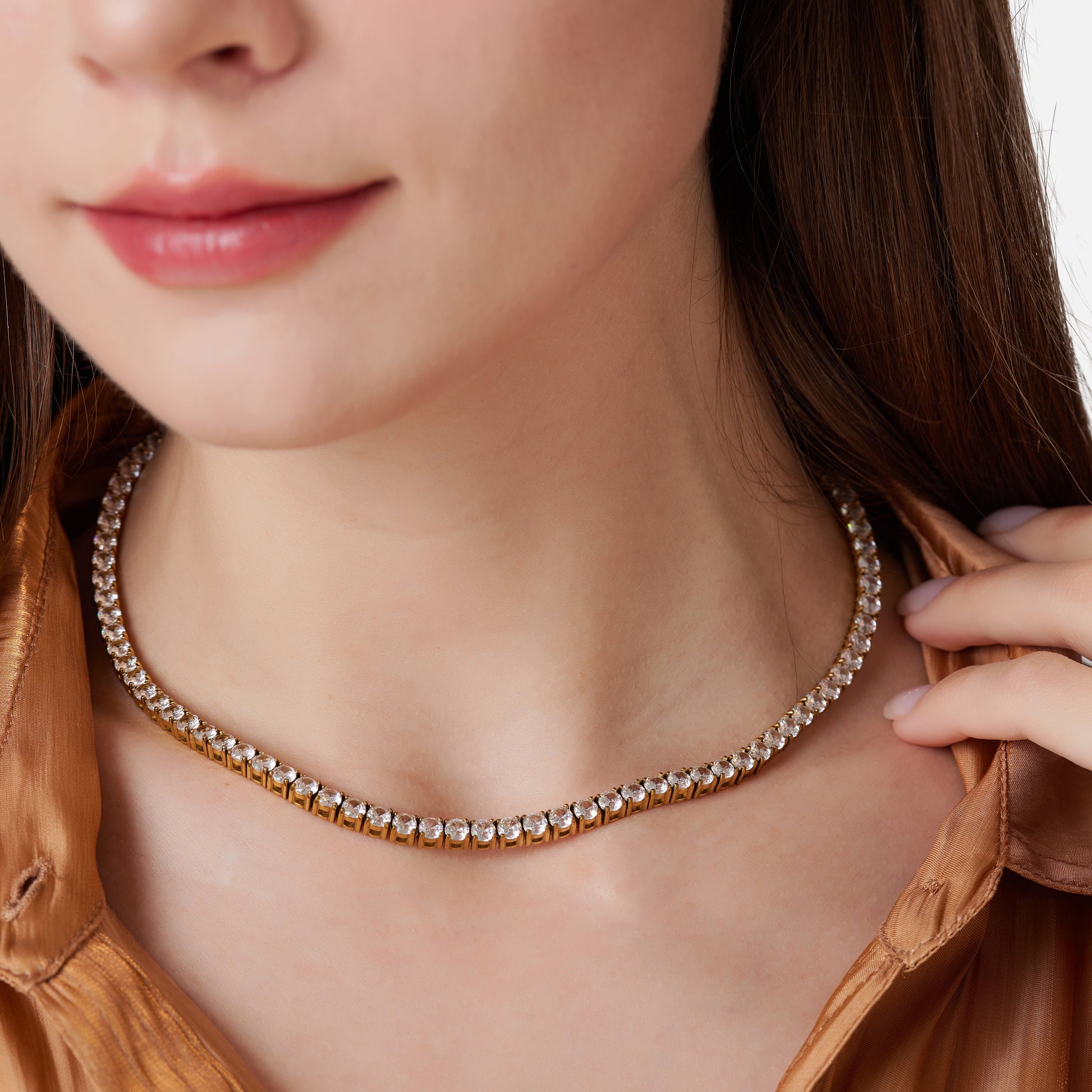 Premium 18k Gold Edelstahl