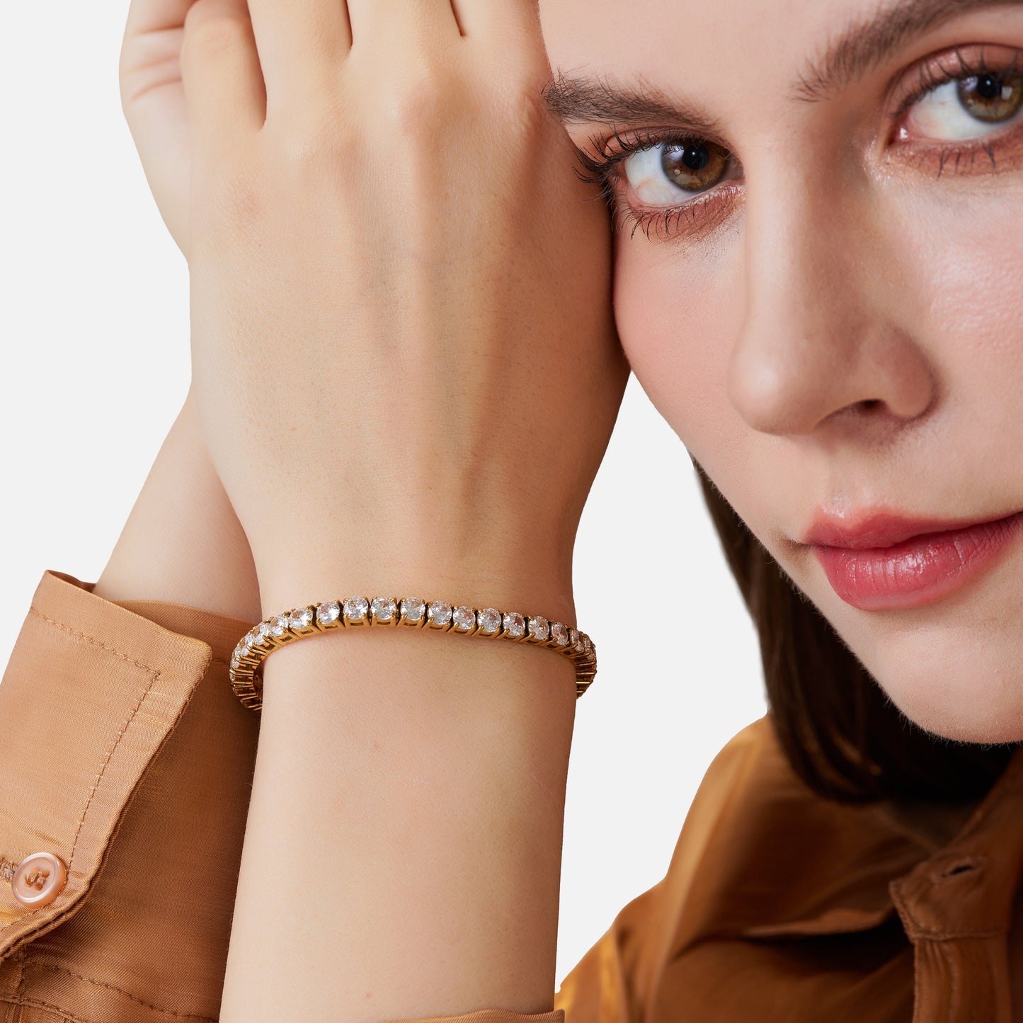 Premium 18k Gold Edelstahl