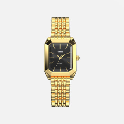 Premium 14k Gold Edelstahl / Schwarz