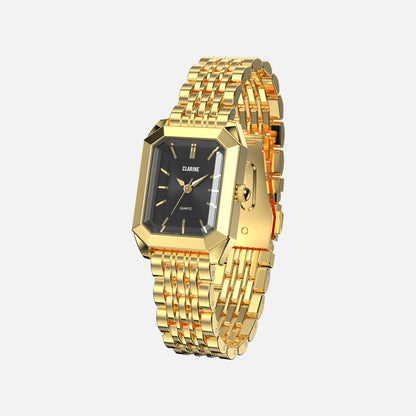 Premium 14k Gold Edelstahl / Schwarz