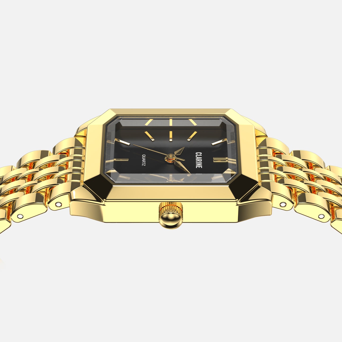 Premium 14k Gold Edelstahl / Schwarz