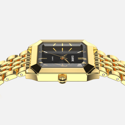 Premium 14k Gold Edelstahl / Schwarz