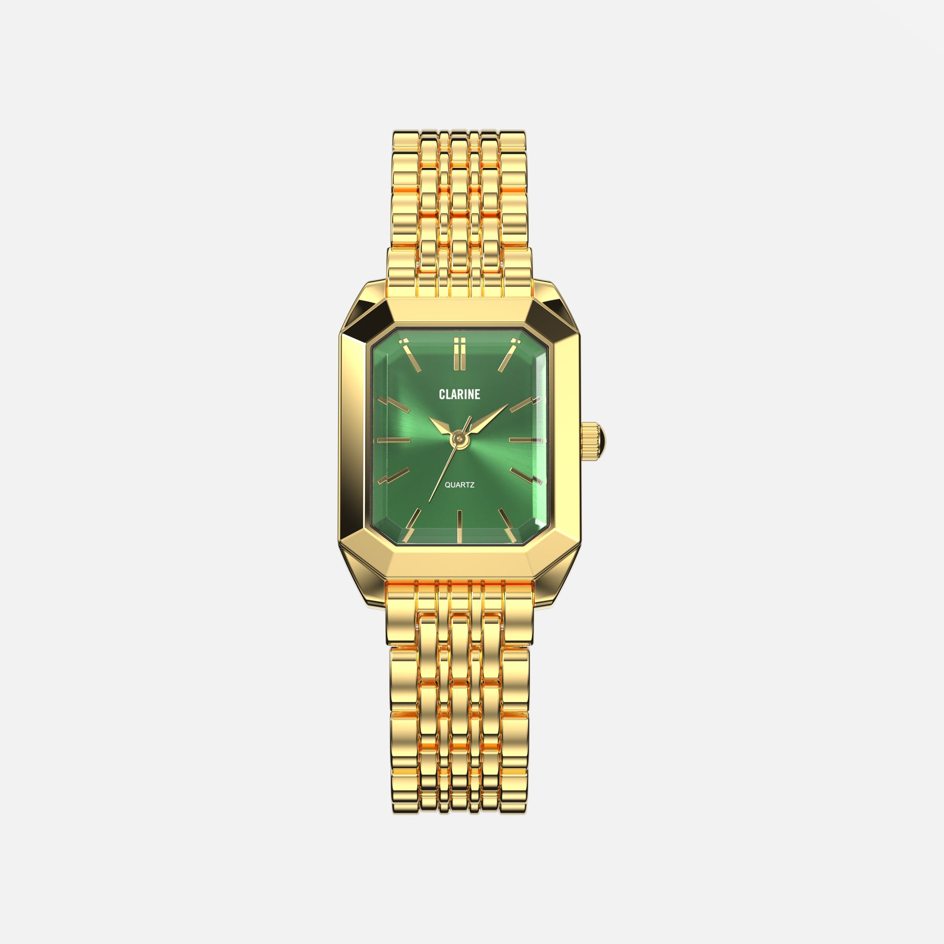 Premium 14k Gold Edelstahl / Grün