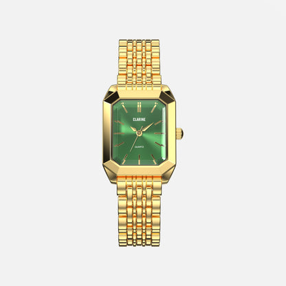 Premium 14k Gold Edelstahl / Grün
