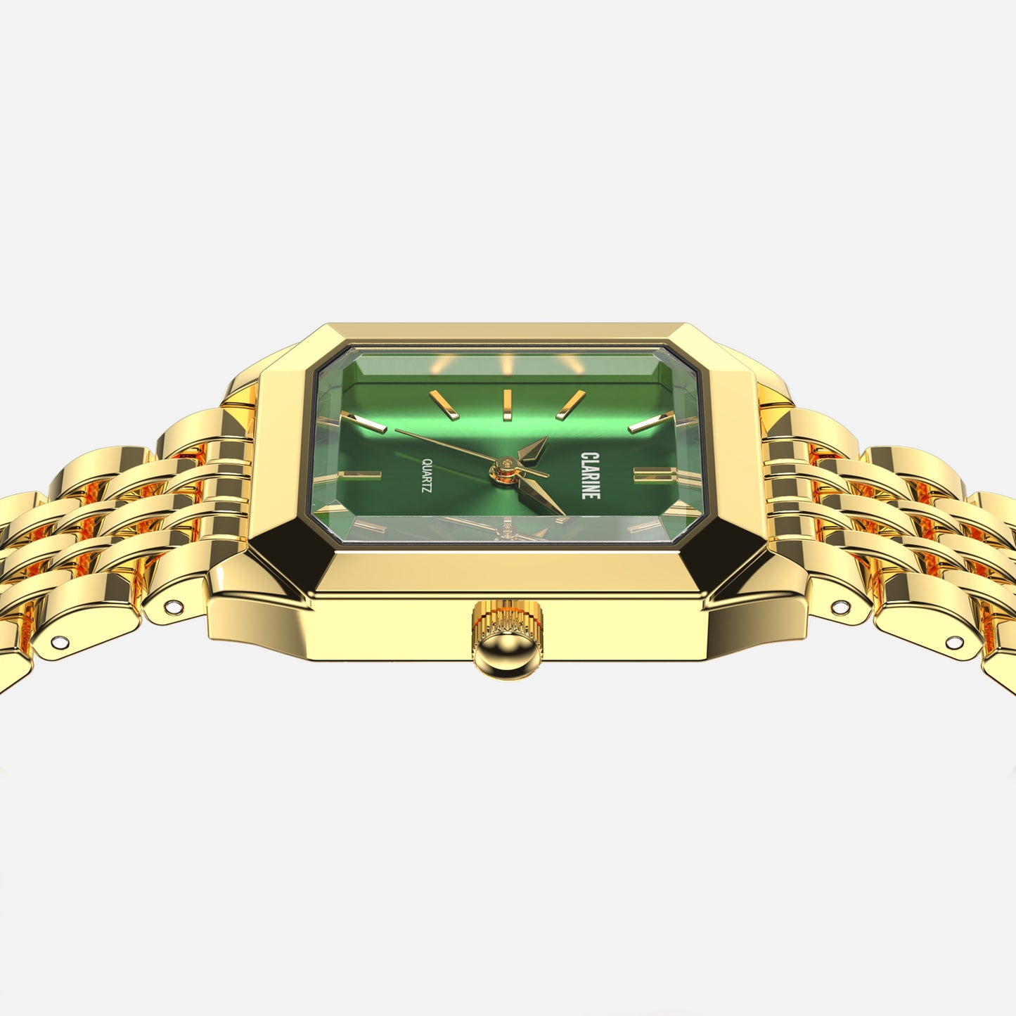 Premium 14k Gold Edelstahl / Grün
