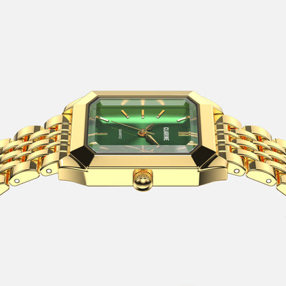 Premium 14k Gold Edelstahl / Grün