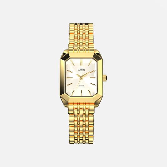 CLAIRE DE MAINS – Premium 14k Gold Edelstahl / Weiß
