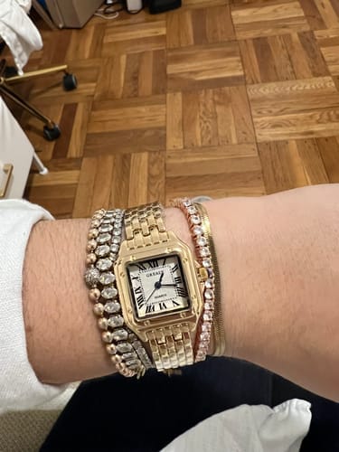Goldene Clarin Uhr – Kundenfoto