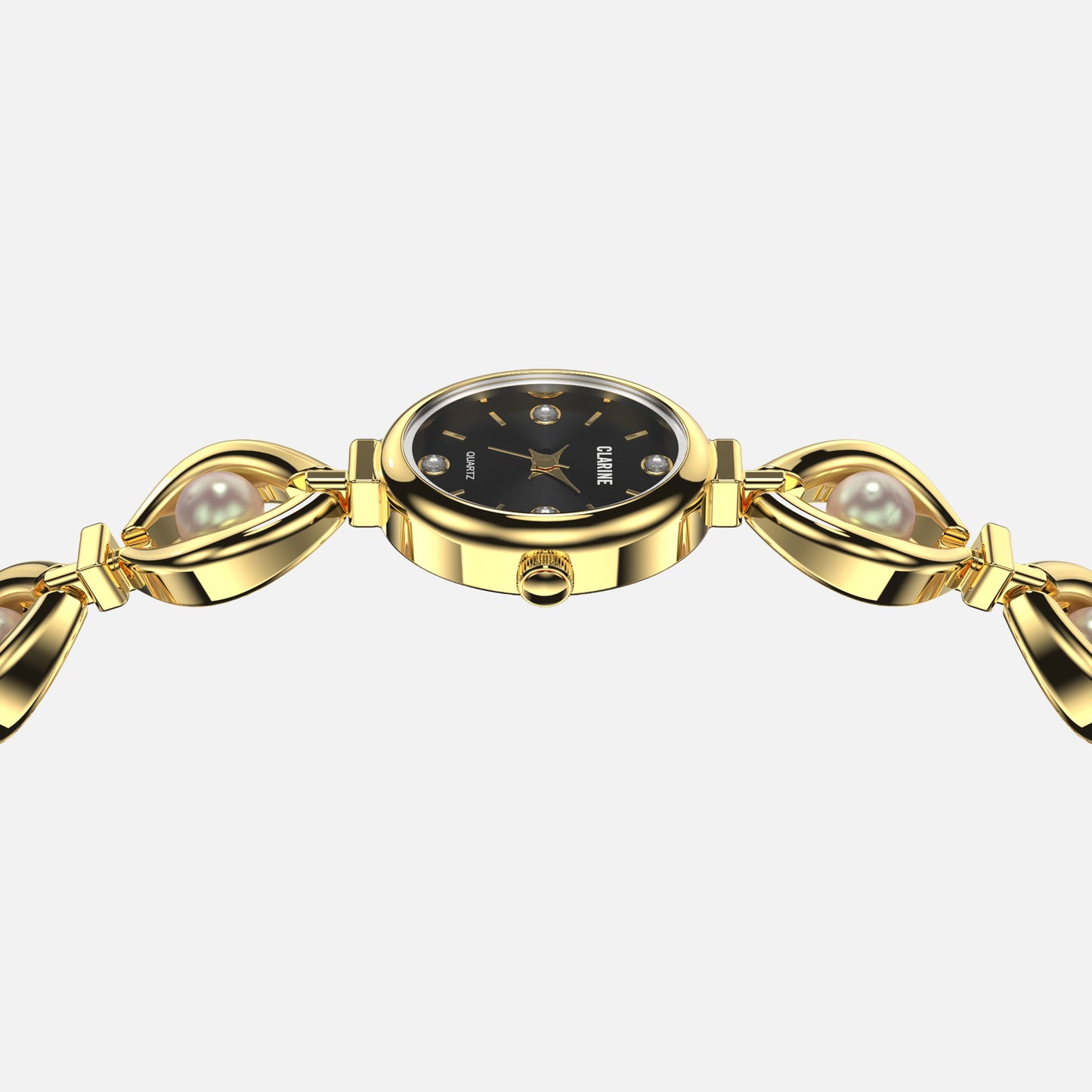 Premium 14k Gold Edelstahl / Schwarz
