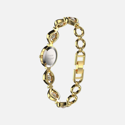 Premium 14k Gold Edelstahl / Schwarz