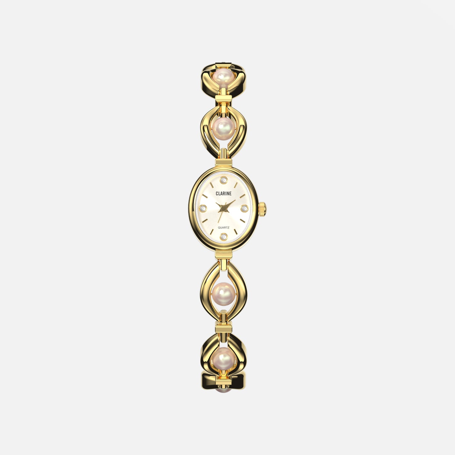 Premium 14k Gold Edelstahl / Weiß