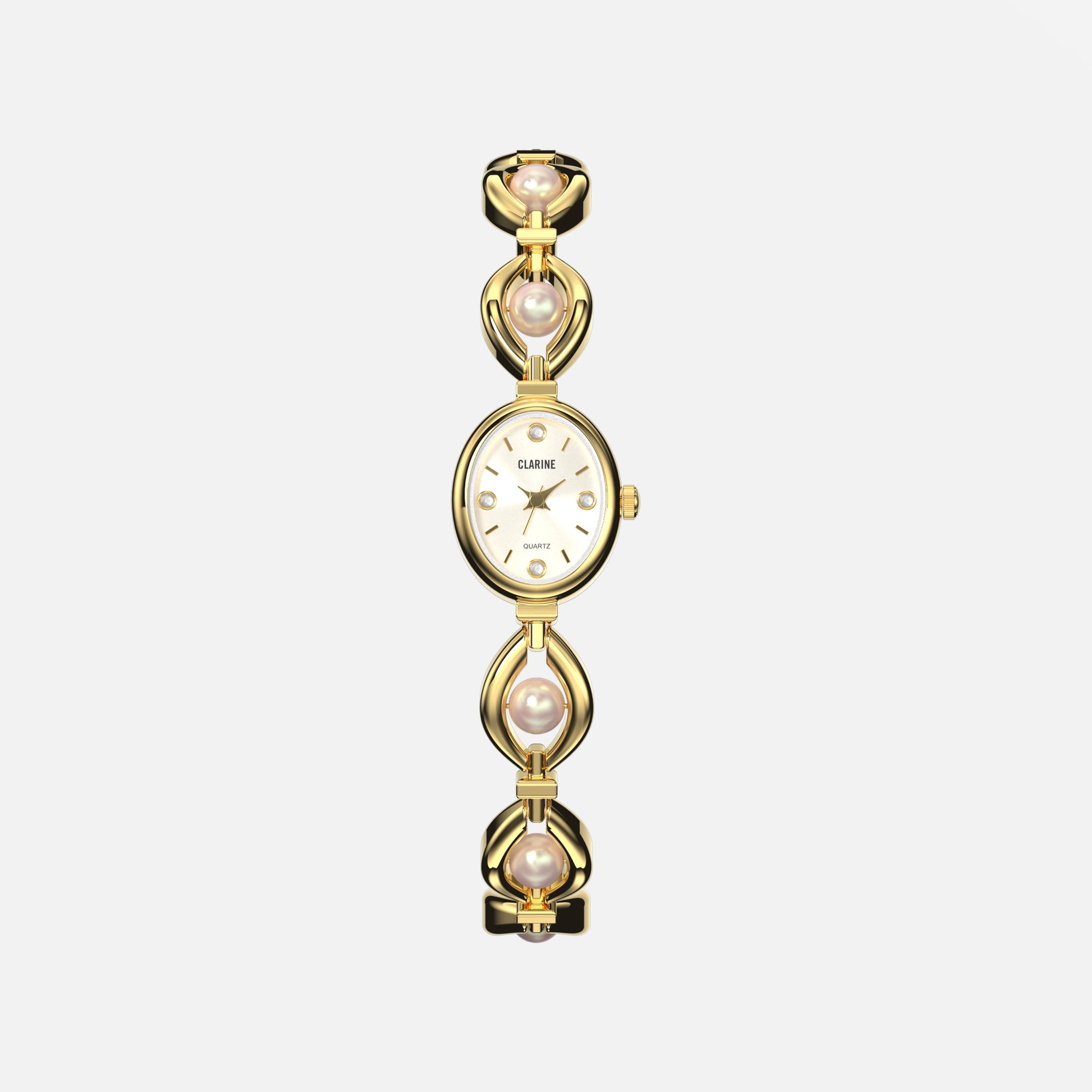 Premium 14k Gold Edelstahl / Weiß