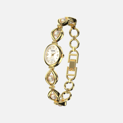 Premium 14k Gold Edelstahl / Weiß