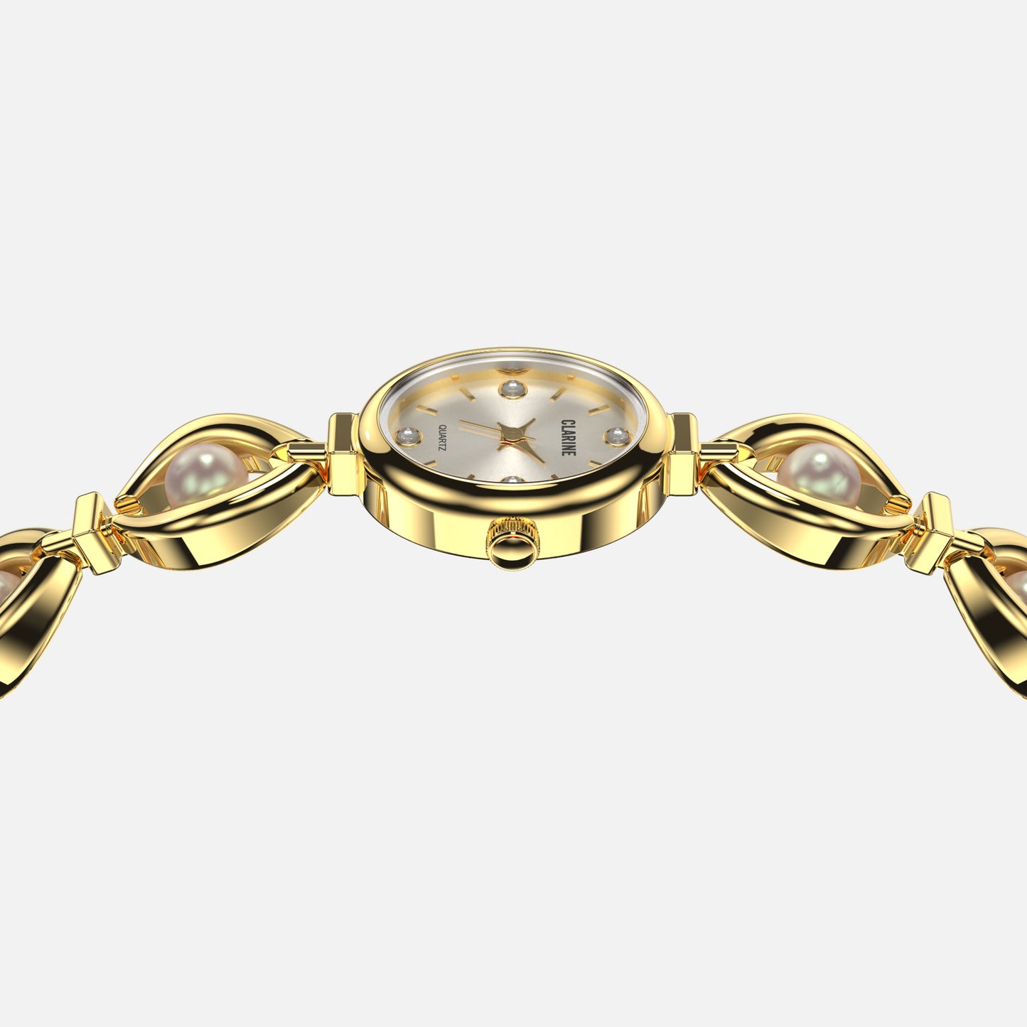 Premium 14k Gold Edelstahl / Weiß