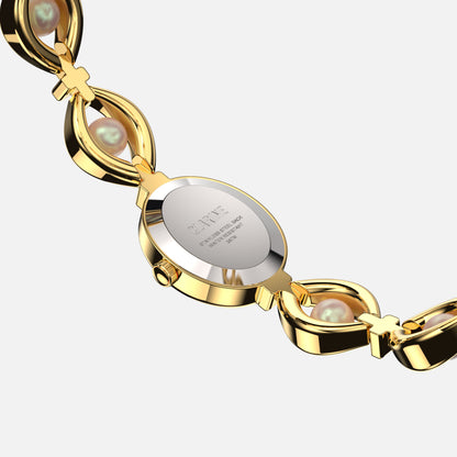 Premium 14k Gold Edelstahl / Weiß
