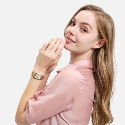 Premium 14k Gold Edelstahl / Weiß